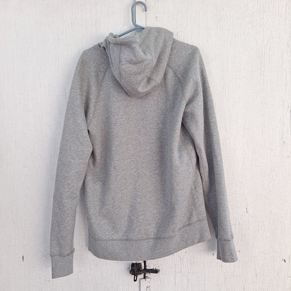 Nike Jumpman Air Jordan Front Zip Fleece Hoodie Jacket Sweatshirt Large Gray - Picture 6 of 6